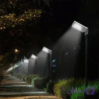 چراغ خیابانی خورشیدی iSUN-02 با سنسور حرکتی | روشنایی فضای باز