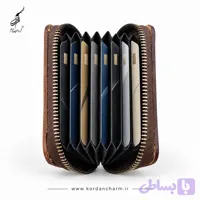 جاکارتی دورزیپ چرم ساده