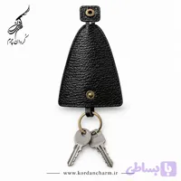 دسته کلید چرم آویز طرح فلوتر