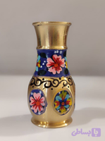 نمکدان برنج مدل نقاشی شده درب پیچی