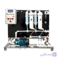 دستگاه نیمه صنعتی ۸۰۰ گالن شاسی استیل تابلو صنعتی/ کوروش واتر