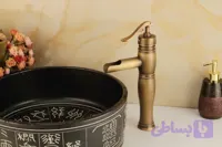 شیر روشویی بامبو برند هوادیائو (Huadiao) مدل Bamboo Luxury | پایه بلند و پایه کوتاه