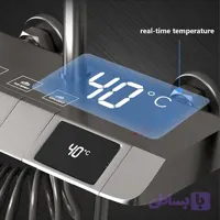دوش حمام پیانویی هاشین مدل 8099 | نمایشگر دما، ضدزنگ و بادوام