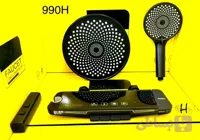 پنل دوش حمام پیانویی دیجیتال برند هوادیائو (Huadiao) مدل DigitalStream 800 با نمایشگر دما و زمان