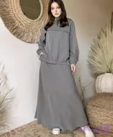سوئیشرت و دامن زنانه