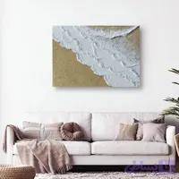 تابلو مدرن مینیمال تکسچر دریا ابعاد ۵۰×۷۰