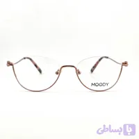 فریم عینک طبی فلزی زنانه نیم فریم نگین دار MOODY مدل 2059