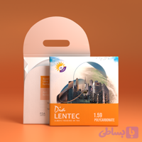 عدسی طبی پلی کربنات 1.59 لنتک گروه نمره 2/2 - 4/2