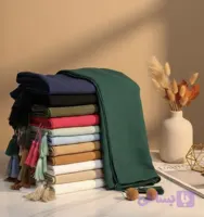 شال جاذبه اعلاء شال چهارفصل منگوله دار
