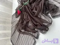 شال تور دور دانتل مجلسی شال تور طرح آبشاری
