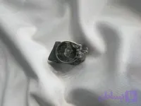 انگشتر نقره طرح پاپیون