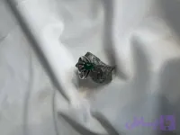 انگشتر مینیمال نقره نگین دار