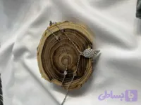 پابند نقره طرح برگ