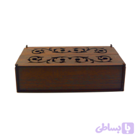 جا قاشقی چوبی طرح پیچک کد D153
