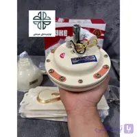 پنکه 4 پره هندی اصل موتور سنگین مارک دوک رنگ کرم