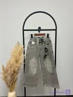 شلوار بگی دخترانه وارداتی طوسی