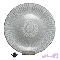 پلو خوری گلدار طرح 59021 خاکستری