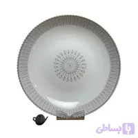 خورشت خوری گلدار طرح 59021 خاکستری