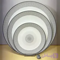 سرویس آرکوپال 26 پارچه دانیکا خاکستری گرد کلاسیک