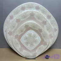 سرویس آرکوپال 26 پارچه طرح هارمونیکا صورتی چهار گوش