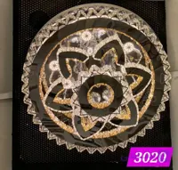 لوستر سقفی کریستالی طرح گل سایز۶۰