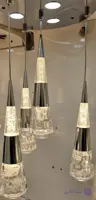 لوستر آویز وارداتی لوکس رنگ نقره ای(وارداتی)