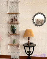 شلف مکرومه خاتون ۲۰۲۱ طرح موج۴۵*۲۲۰