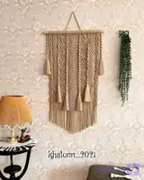 دیوارکوب مکرومه بافی طرح لیندا