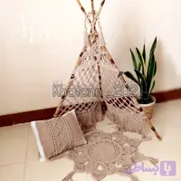 چادر مکرومه بافی