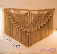 دیوارکوب مکرومه بافی خاتون۲۰۲۱ طرح شیدا