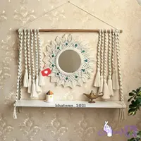 شلف مکرومه اینه دار