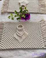 زیربشقابی مکرومه بافی