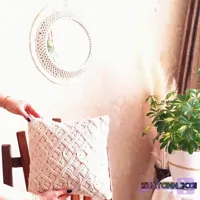 کوسن مکرومه خاتون ۲۰۲۱ طرح زنبق