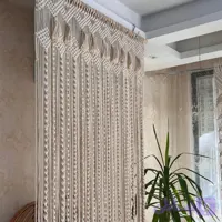 پرده مدرن مکرومه