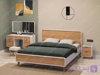 سرویس خواب چوبی مینیمال مدل تابان - خرید سرویس خواب جدید مینیمال