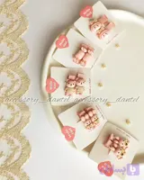 گیره مو دخترانه مدل انبری عروسکی پک ۲ تایی