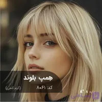 ترکیب رنگ همپ بلوند (کرم کنفی) کد 8061