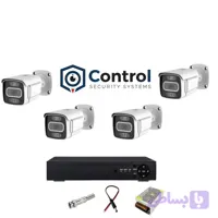 پک دوربین مداربسته بولت کنترل + MP5 | Control فول کالر وارم لایت