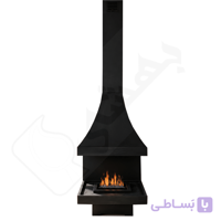 شومینه دیواری دوجداره مدل آلاله