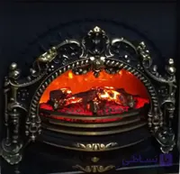 شومینه چدنی روکوکو برقی