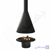 شومینه معلق دوجداره مدل ارکید