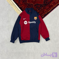 دورس نیم زیپ بارسلونا Code:2043