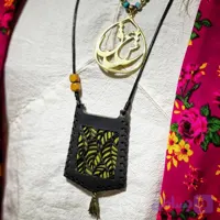 کیف حرز و دعا چرم طبیعی گاوی دست دوز کد 7