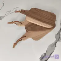ست سه تایی تخته سرو دسته دار چوبی دستساز افرا کد499
