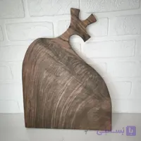 تخته سرو چوبی دسته دار گردو کد411