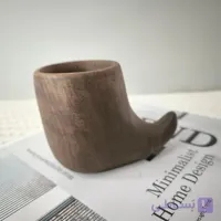 فنجان چوبی قهوه دستساز گردو کد477