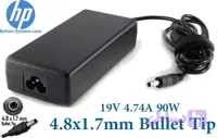 شارژر لپ تاپ 19V 4.74A 90W hp سوکت(1.7*4.8) بولت