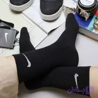 جوراب ساقدار نایک مشکی 01