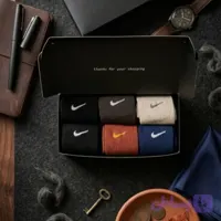 جوراب پکی سوپر پنبه nike – بسته 6 عددی