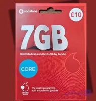 سیمکارت انگلیس ودافون vodafone کد 0044 ریجستر و فعال شده